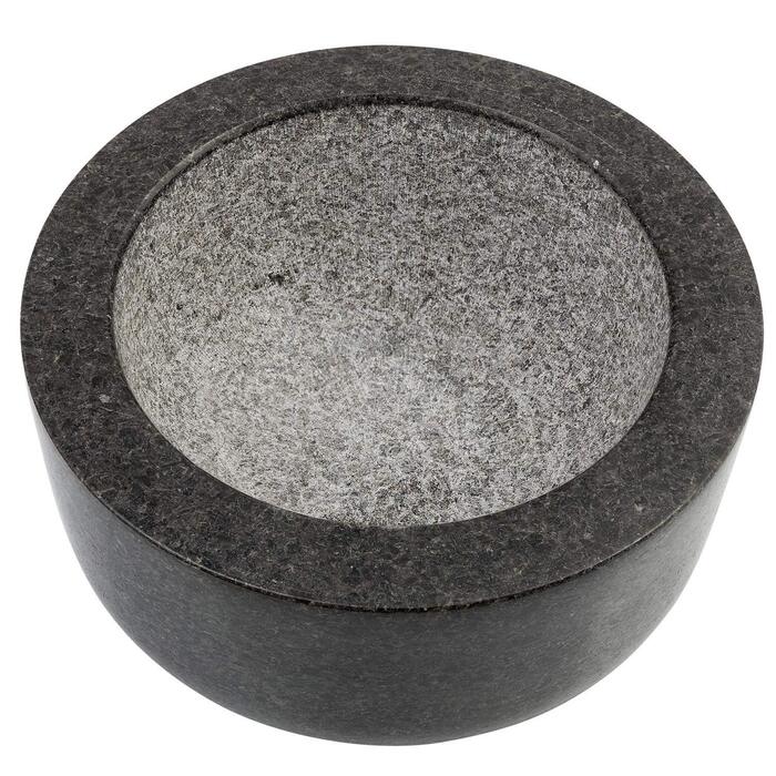 Гранітний ступка з товкачиком Smart-Planet - ступка для спецій, песто та трав, Ø 8,5 см
