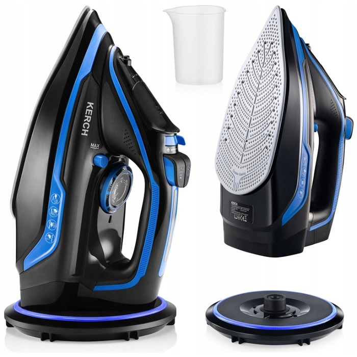 Бездротова парова праска Kerch Ultimate Blue, керамічне покриття, 2600 Вт
