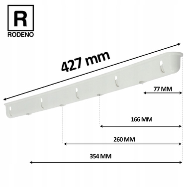 Стельова сушарка для білизни Rodeno, 5 прутів, регульована, 120 см