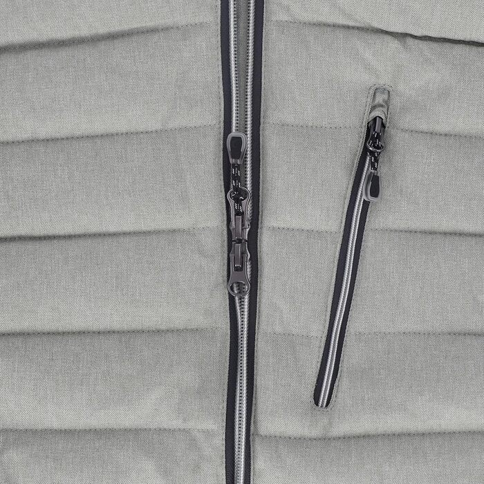 Степлена жилетка Blue Wave Nathalie з відстібною капюшоном - жіноча жилетка з ефектом меланжу (50, schilf)