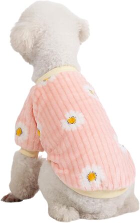 Dog Sweaters, 3-Pack, Dog Sweaters for Small Dogs, Dog Clothes for Small Dogs, Boys and Girls, Ultra-Soft and Warm Puppy Sweater Dog Coat for Winter Christmas (XXS, (XX-Small, Dy Pink+Dy Purple+Dy Yellow)