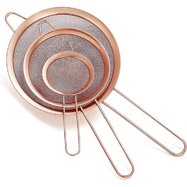 Набір сит з нержавіючої сталі 3 шт. Kupffer: для просіювання борошна, чаю, соусів та макаронів