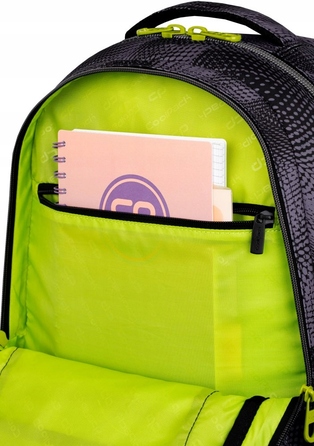Шкільний рюкзак для підлітків Coolpack Drafter Hurricane, чорний (4-8 класи)