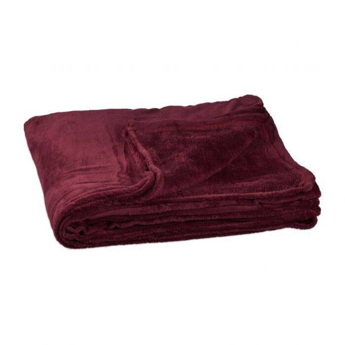 Relaxdays Fleece Throw Blanket, Extra Large