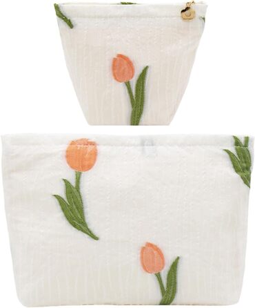 Косметичка для макіяжу 2 шт. Органайзер для косметики для дівчат та жінок. Ідеально для подорожей та як подарунок (A-tulpe)