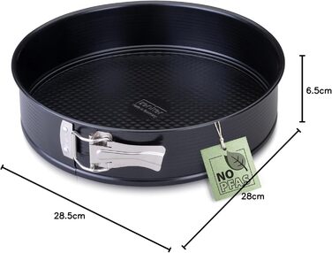 Форма для випічки Zenker Springform Perfect Black 26 см - антипригарна, сталь, до +230°C, Німеччина
