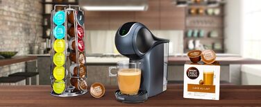 Кавомашина De'Longhi Nescafe Dolce Gusto Genio S Touch EDG426.GY, для капсул, еспресо, капучино, латте, шиферно-сіра