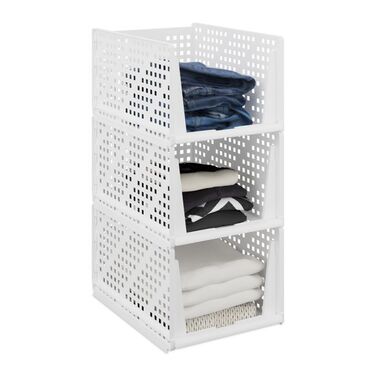 Relaxdays 3-Piece Closet Organizer Set