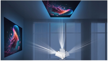 Смарт-проектор HY300 PRO 2026 Android 13, 2/16ГБ, HD + 4K, WiFi, з поворотним корпусом