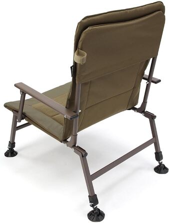 Крісло карпове G8DS® XPR Angelstuhl з підлокітниками, регульовані ноги, м'яке сидіння для риболовлі