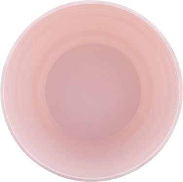 Emsa K32517 Prep&Bake Plastic Mixing Bowl 1.7 L | with a preserving lid for refrigerator storage | non-slip base | perfect stability when mixing | dishwasher safe | Pink