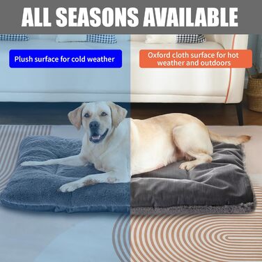 Лежанка для собак Petschat, 61 x 46 см, сіра - водонепроникна підстилка для собак та котів