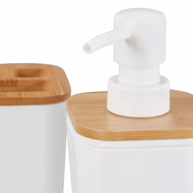 Relaxdays 4-Piece Bathroom Accessories Set