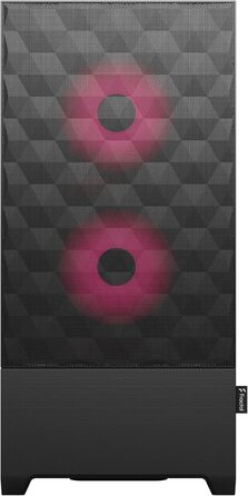 Корпус для ПК Fractal Design Pop Air RGB Magenta Core з темперованим склом, сітчаста передня панель, три RGB вентилятори 120 мм, ATX, Magenta Core