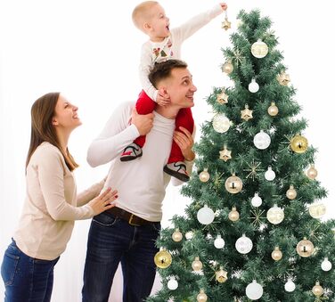 Набір прикрас на ялинку Гаоюн, 44 шт. - ялинкові кулі для святкування Різдва з родиною та друзями