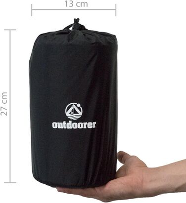 Outdoorer Isomatte Trek Bed 1 - самонадувна туристична килимок для кемпінгу, легка, компактна