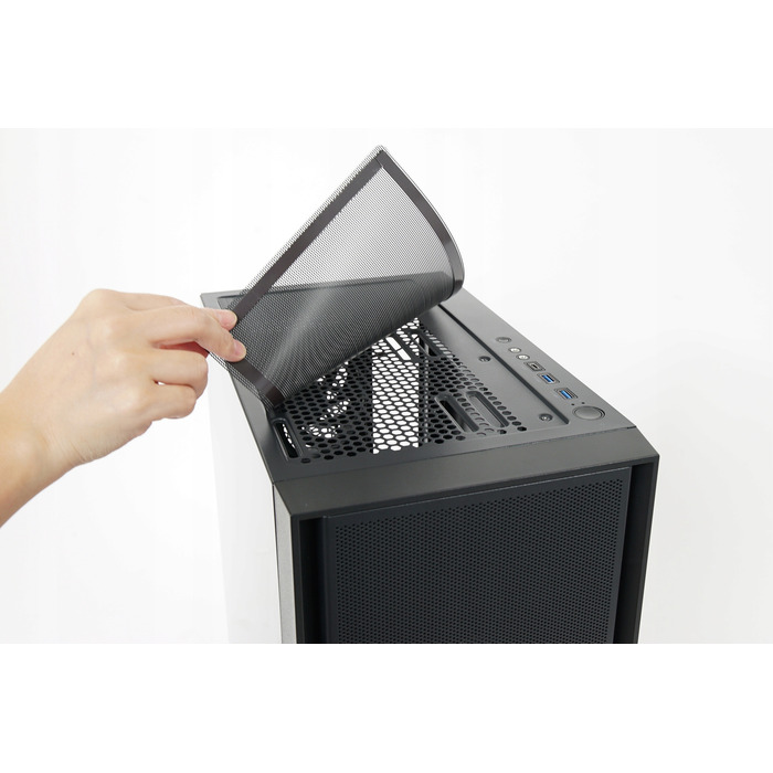 Корпус ZENPC Flow TG Black ARGB Midi Tower, чорний