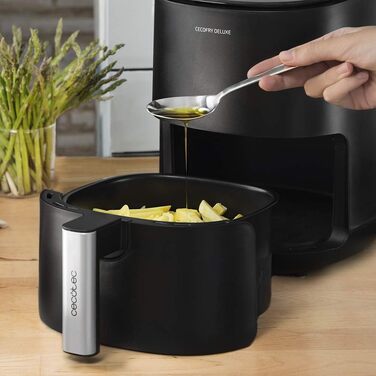 Фритюрниця Cecotec Cecofry Deluxe Rapid Moon, 2.5 л, чорний, 1400 Вт, 8 режимів, до 200°C, для миття в посудомийній машині