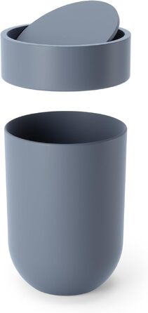 Сміттєвий кошик Umbra Touch з гойдальним кришкою, 6 л, колір сланцево-синій
