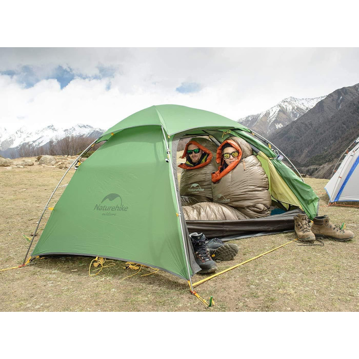 Намет Naturehike Cloud Peak 2-3 особи, 3-4 сезони, легкий туристичний, водонепроникний, сітчастий, для кемпінгу, піших прогулянок, альпінізму