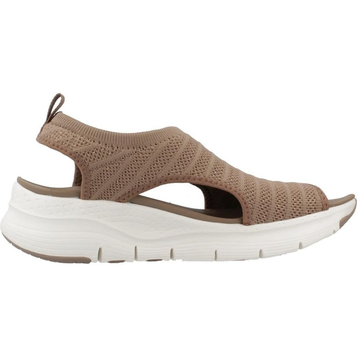 Skechers Arch Fit City Catch – жіночі сандалі Mokka Mylar Strick, 35 EU (з підтримкою стопи)