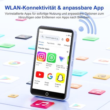 MP3 плеєр з Bluetooth та WiFi, 4.02