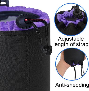 Водонепроникний захисний чохол для об'єктива CADeN: 4 розміри, неопрен, Canon, Nikon, Sony, Pentax, Tamron, Sigma