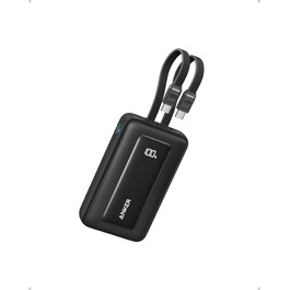Anker Zolo Powerbank 20000mAh 45W: Зовнішній акумулятор з USB-C кабелем для iPhone, Samsung, MacBook (Чорний)