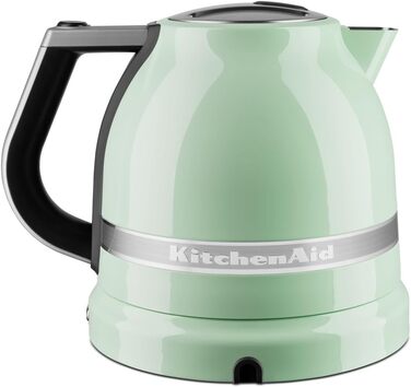 KitchenAid Kettle with Temperature Setting from 50 to 100°C | Tea Kettle with Temperature Indicator and Scale Filter 1.5L | Electric 2400 Watt | Stainless Steel | Pistachio 1.5 Liter Pistachio
