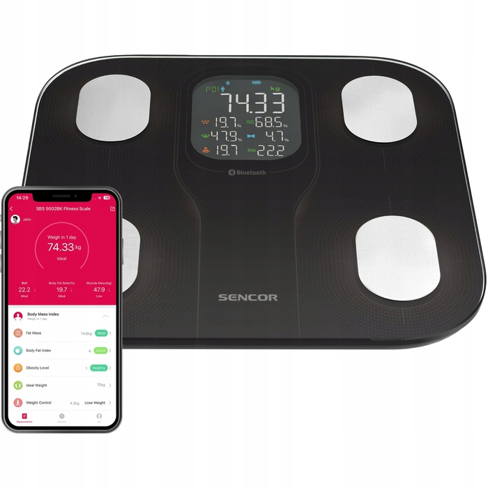 Ваги для ванної кімнати Sencor SBS 9002BK