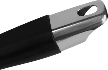 Набір каструль Edenberg з антипригарною сковородою: нержавіюча сталь, підходить для всіх плит, включаючи індукцію, чорний