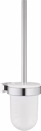 Essentials Cube | WC Brush Holder | chrome | 40513001 & Essentials | Toilet Paper Holder | 40507001