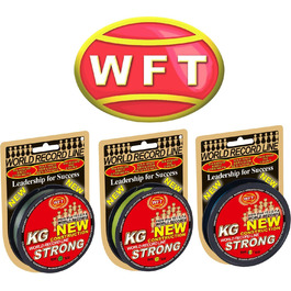 Плетена рибальська волосінь WFT KG Strong 300 м, 0,18 мм, 22 кг для морської риболовлі