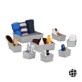 Relaxdays Storage Baskets - 8 Pack