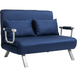 HOMCOM Adjustable Backrest Sleeper Sofa