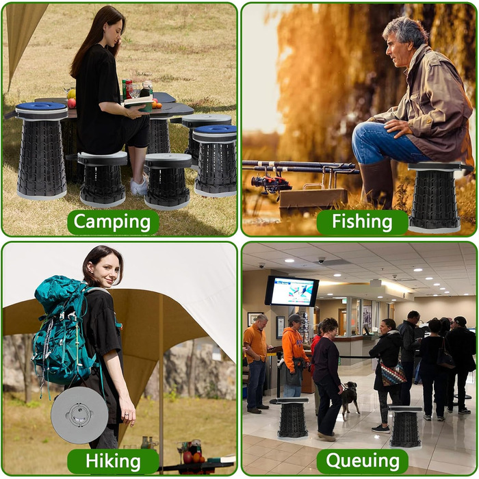 Складний стілець Upgrade XXL з подушкою, сірий. Міцний, для дорослих, вантажопідйомність 1000 фунтів, для кемпінгу, подорожей та активного відпочинку