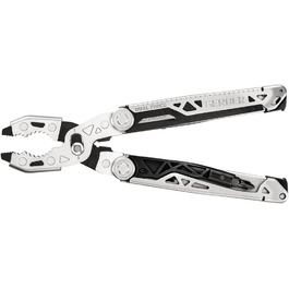 Gerber Multi-Tool with 12 functions, Dual Force, includes holster, with one-hand opening and frame-lock locking mechanism, overall length: 12 cm, 30-001613