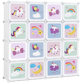 SONGMICS 16-Cube Storage Organizer