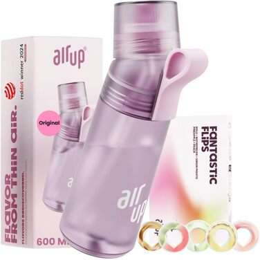Air Up Twist Pro 600 мл Стартовий набір: пляшка з ароматом, без цукру, фіолетова + 5 смаків Pods