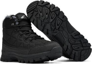 UPSOLO Водонепроникні зимові черевики для чоловіків (38.5 EU, T232 Black)
