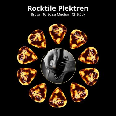 Rocktile L-100 BL Електрогітара Стартовий набір - чорний колір, Single Cut - Корпус: Липа - 2x Humbucker звукознімачі - з підсилювачем, Gigbag, кабелем, медіаторами, ременем та навчальним посібником