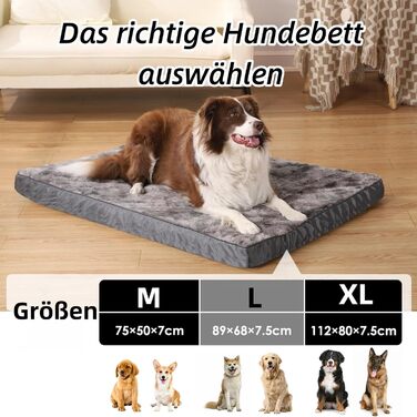 Ортопедичний лежак для собак, малий та середній розмір, трансформується (холодне/тепле), знімний та пральний, водовідштовхувальний, 75x50x7 см, M 75x50x7 (кольорове поєднання)