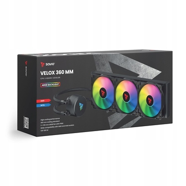 Система рідкого охолодження CPU Savio VELOX 360mm ARGB