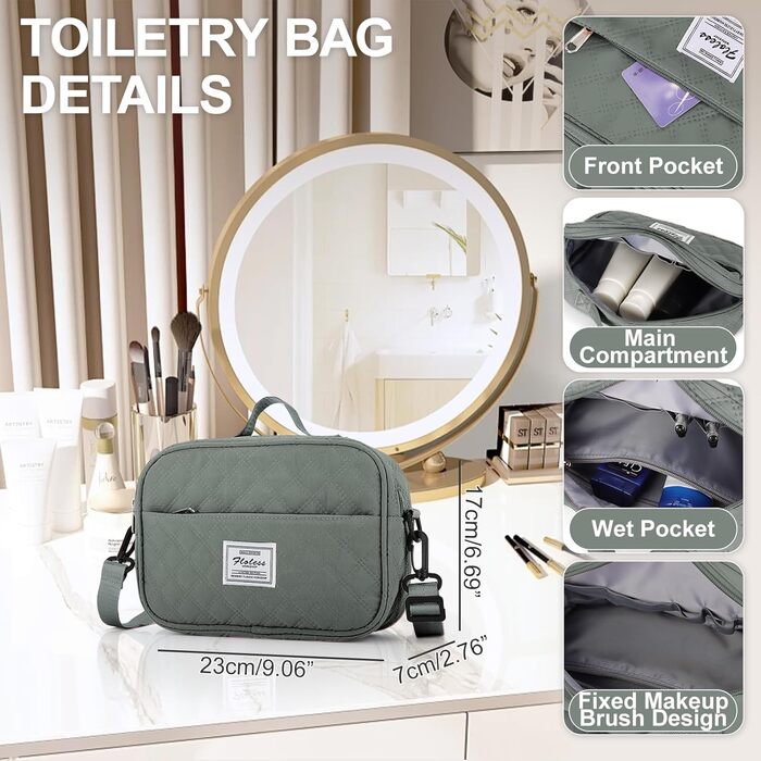 Спортивна сумка для жінок, дорожня сумка-дуffel, фітнес-сумка, дорожня сумка на вихідні з відділенням для взуття та косметичкою, водовідштовхувальна, бежева (E8-армійний зелений)