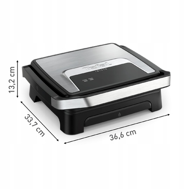 Електричний гриль 2в1 Tefal Inicio GC271D10 (2000 Вт) — сендвічниця та гриль для паніні