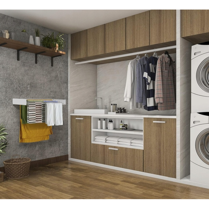 Настінна сушарка для білизни Urban Nouk, 12 x 70 см