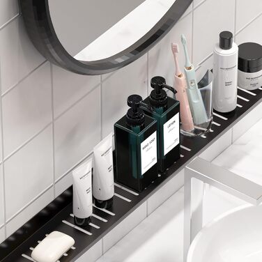 Дозатор мила Anhow 3er PETG для стін, набір з 3 шт. Без свердління, пластиковий диспенсер для кухні/ванної кімнати, 500 мл, блакитний