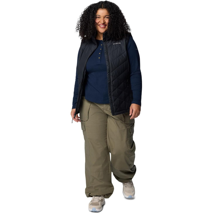 Жіночий жилет Columbia Heavenly™ II: теплий пуховий жилет, чорний, розмір M