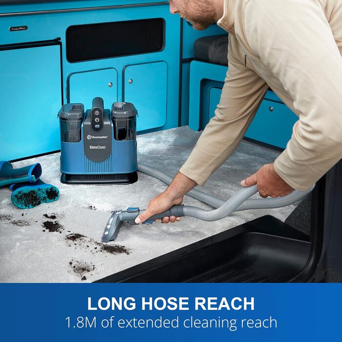 Vacmaster Бездротовий мийний пилосос для килимів, меблів та авто. Потужний, 15Kpa, 24V