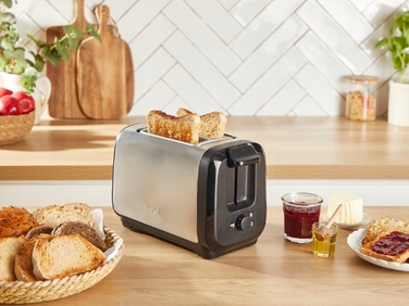 Тостер Tefal TT5S1DE0, сріблястий/сірий, 1300 Вт